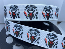 1 yard 1 inch Stranger Things Hellfire Club Grosgrain Ribbon