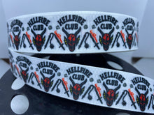 1 yard 1 inch Stranger Things Hellfire Club Grosgrain Ribbon