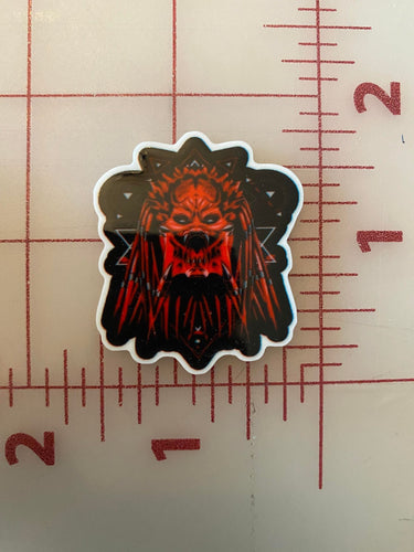 Predator Movie Flat Back Printed Resin