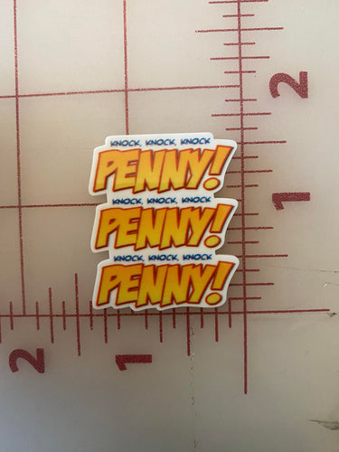 Big Bang Theory PENNY!! Flat back Printed Resin