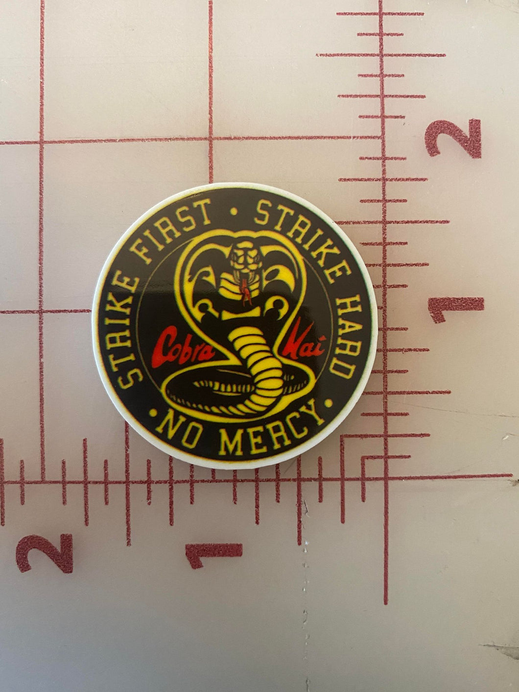 Cobra Kai Logo Flat back Printed Resin