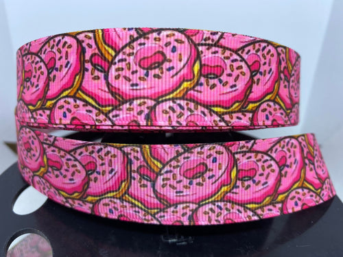 1 inch 1 yard The Simpsons Donut Grosgrain Ribbon