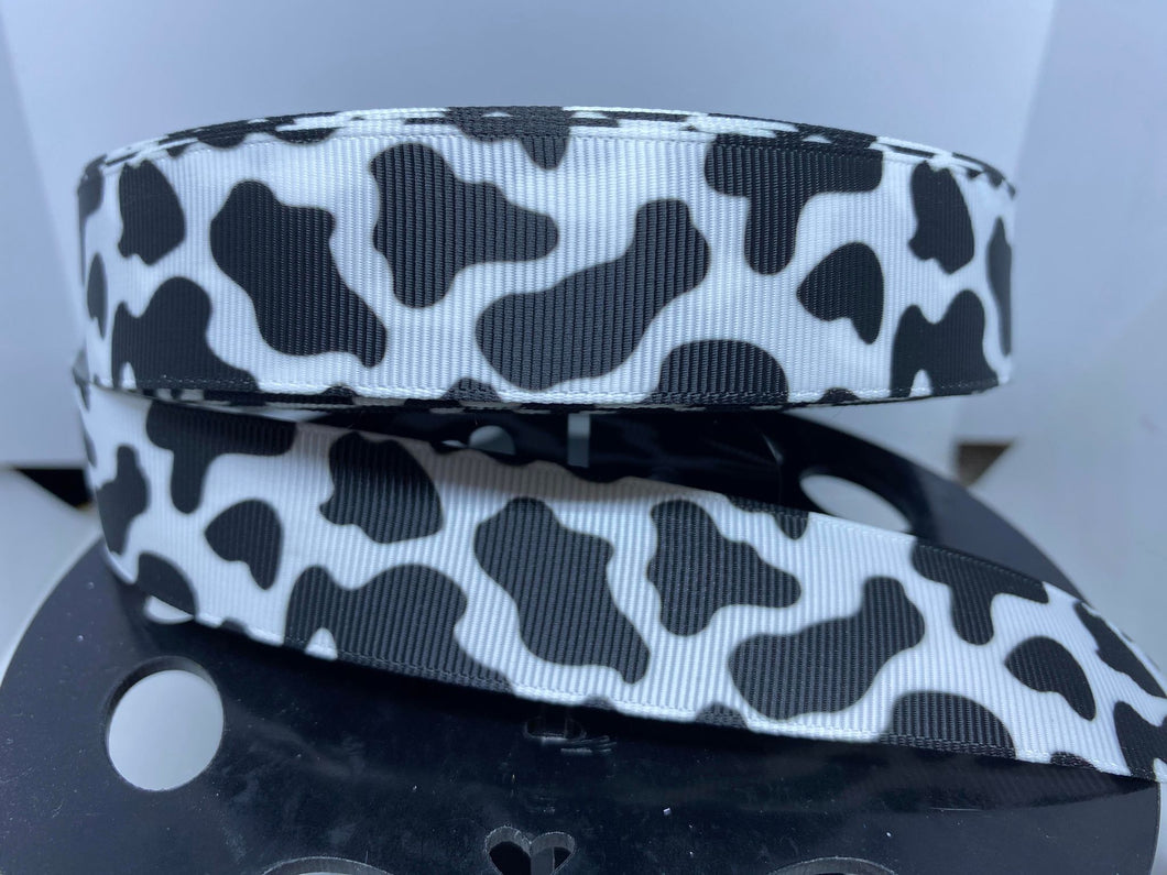 1 yard 1 inch Toy Story Woody's Cow print Grosgrain Ribbon