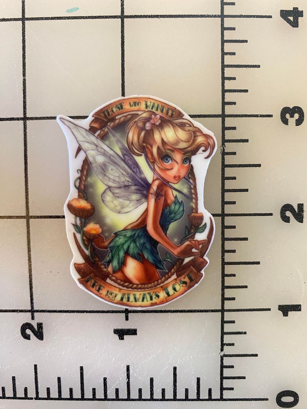 Big Tattoo style Tinkerbell Disney Icon Printed Resin