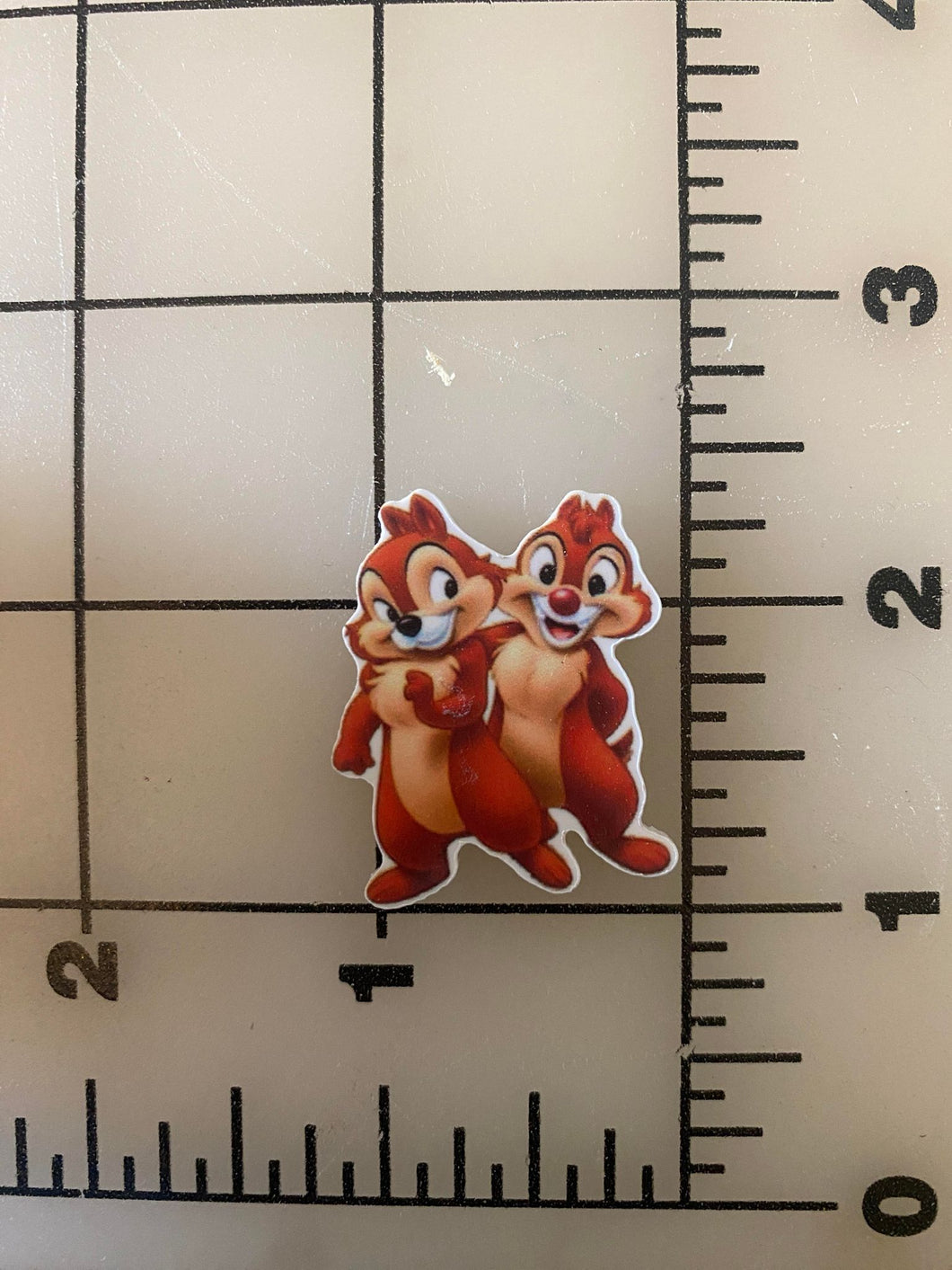 Chip and Dale Flat back Printed Resin