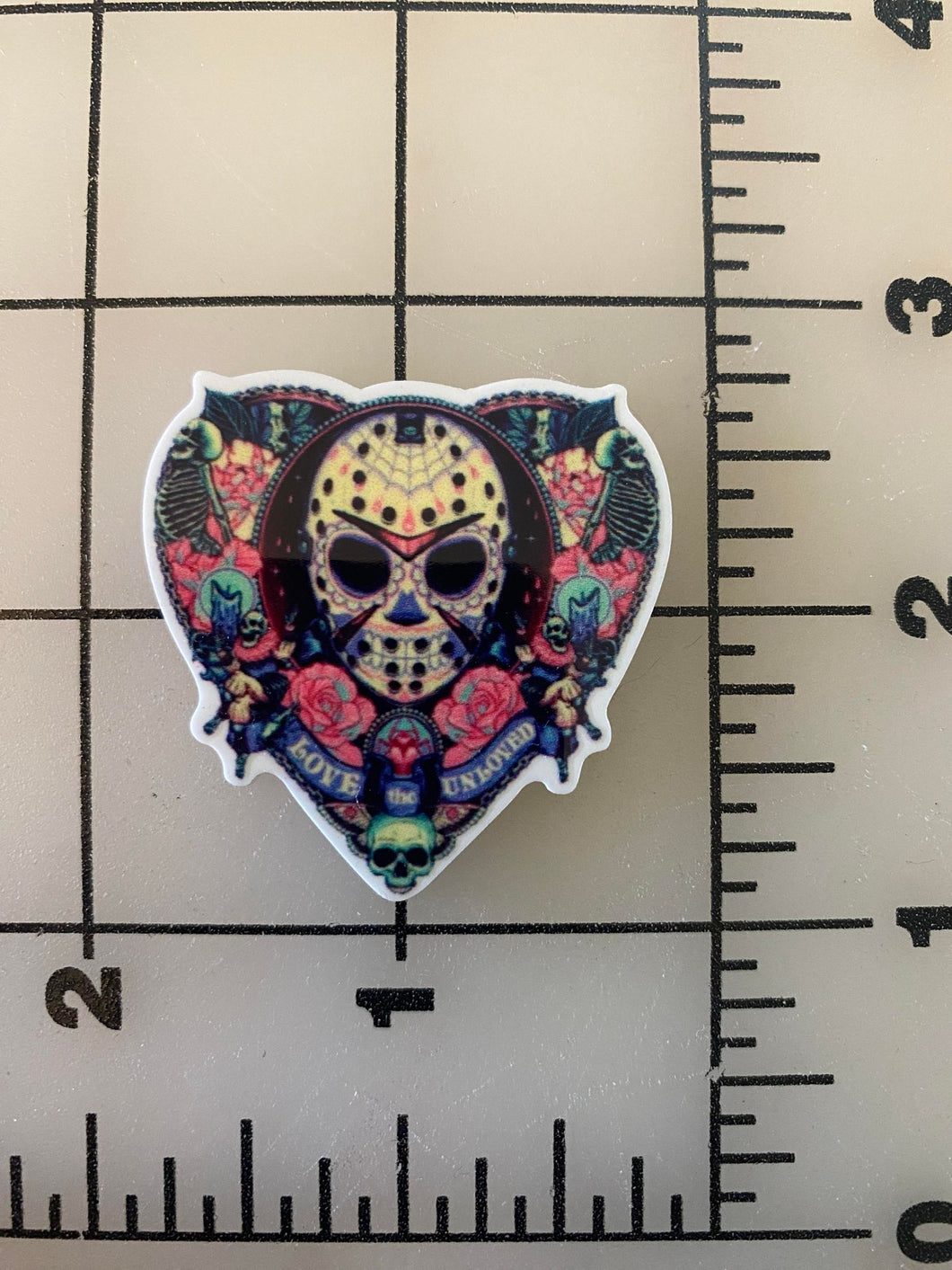 Jason Voorhees Friday the 13th Movie Planchet Horror Movies Flatback Printed Resin