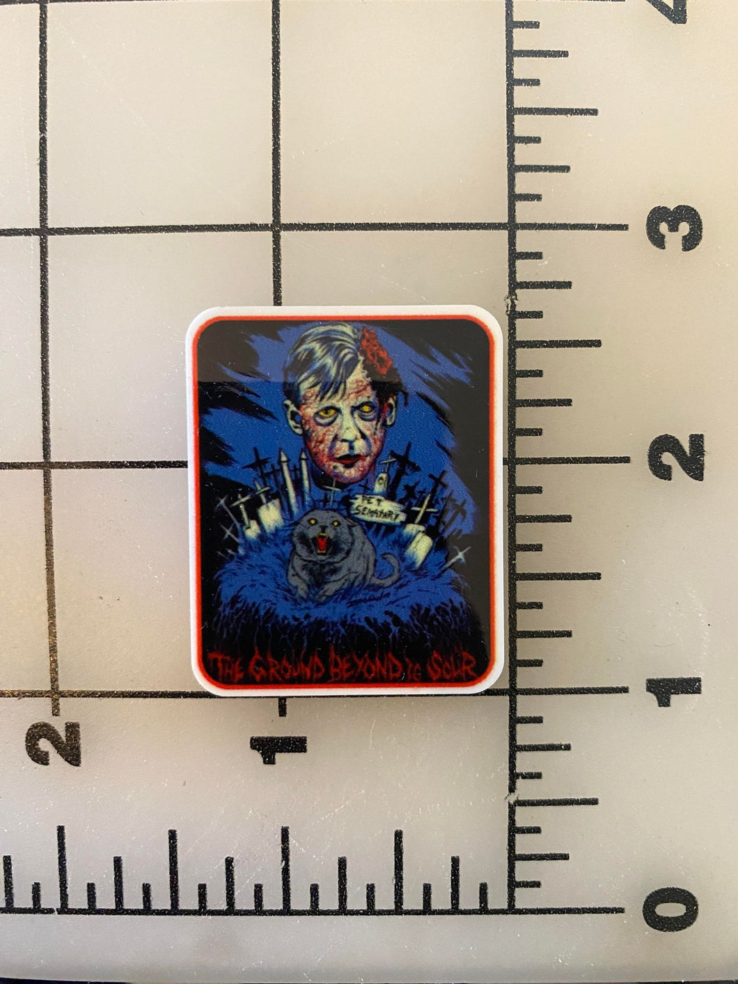 Pet Cemetery Horror Movie Flatback Printed Resin
