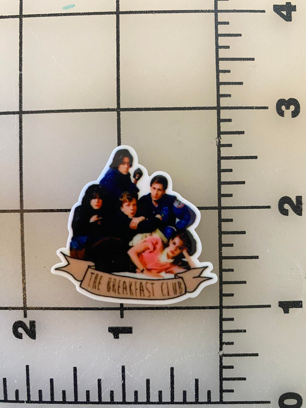 80's Movie  The Breakfast Club Flat Back Printed Resin