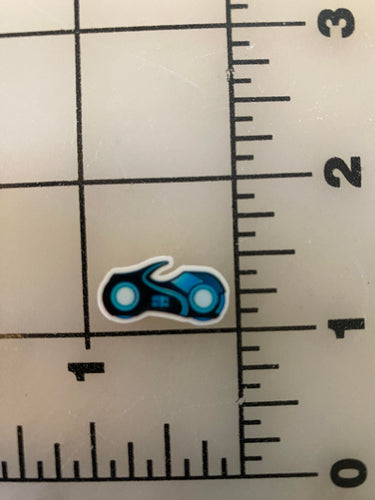 Tron Light Cycle Mini Flat back Printed Resin