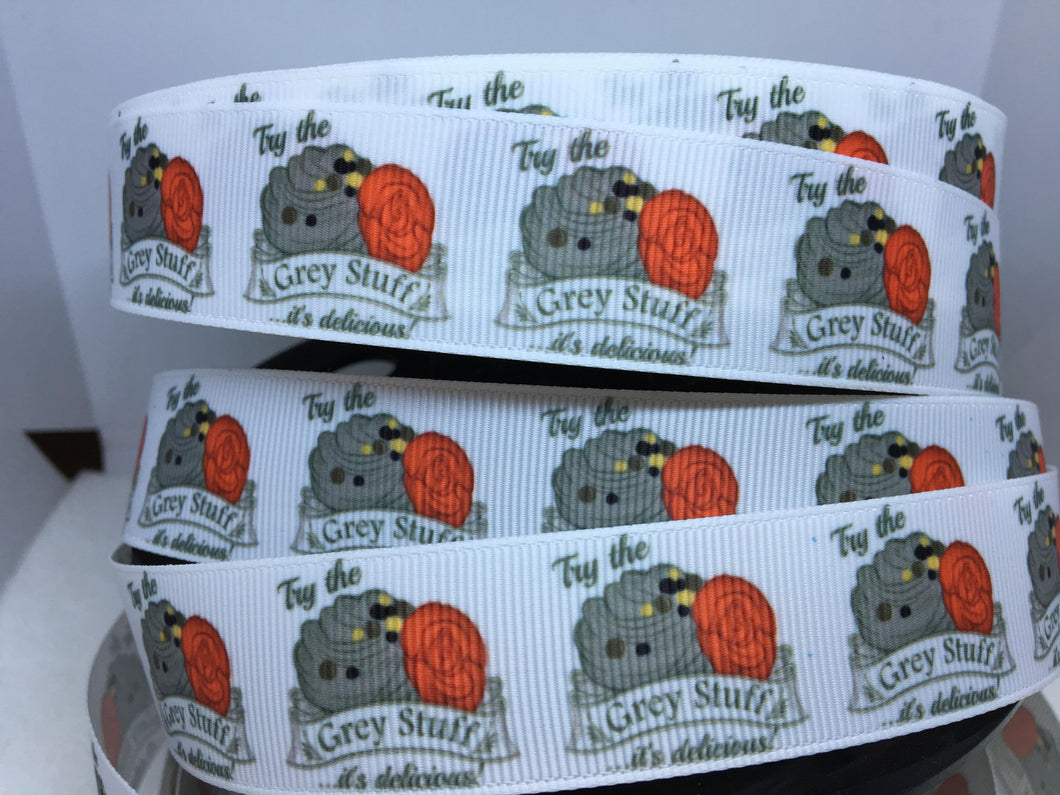 1 yard 1 inch Beauty and Beast Grosgrain Ribbon 