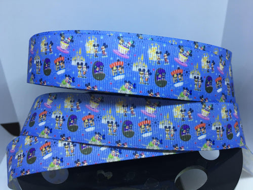 1 yard 1 inch Mickey and Minnie Dooney Purse 