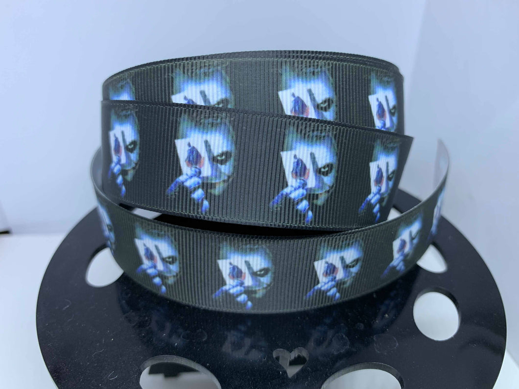 1 yard 1 inch Batman Movie Joker Grosgrain Ribbon