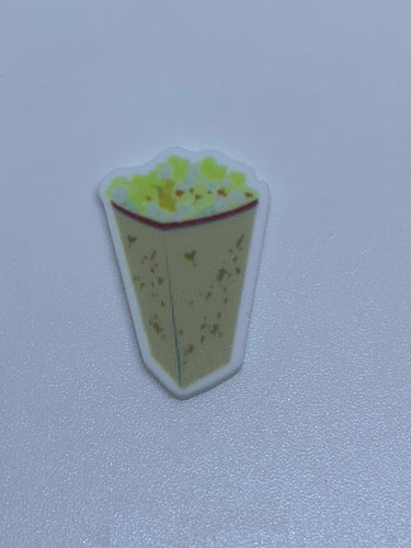 Small Disney Parks Popcorn Flat back Printed Resin-- Disney Park Food