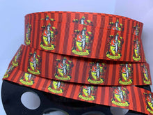 1 yard 1 inch Harry Potter Hogwarts Houses Grosgrain Ribbon