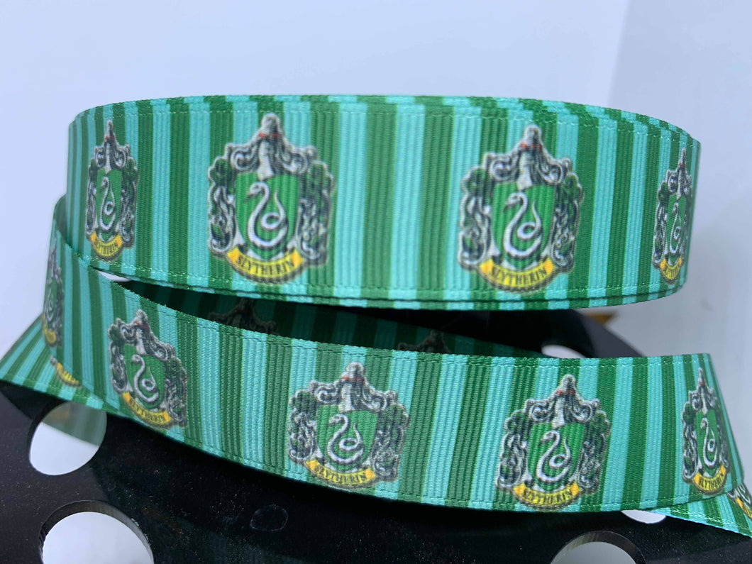 1 yard 1 inch Harry Potter Hogwarts Houses Grosgrain Ribbon