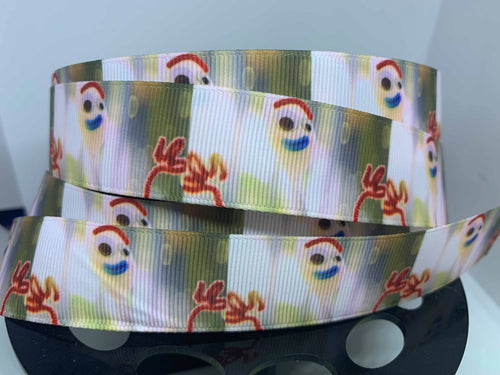 1 yard 1 Inch Disney Toy Story 4 Forky Grosgrain Ribbon