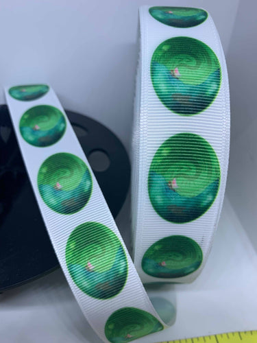 CLEARANCE 1 yard 1 yard Disney Movie Moana The Heart of Te Fiti Grosgrain Ribbon Lanyard Style