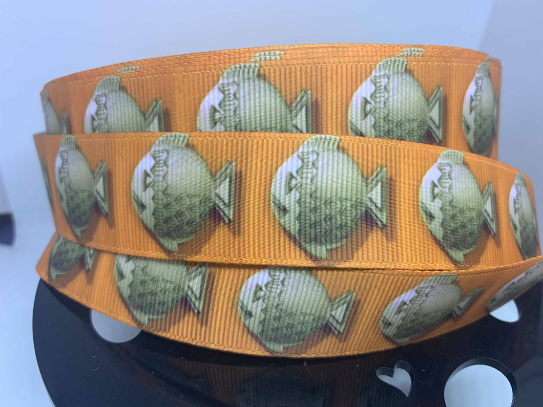 1 yard 1 inch Disney Cruise Line Fish Extender Grosgrain Ribbon