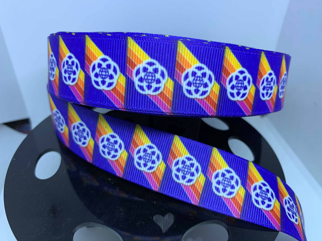 1 yard 1 inch Retro EPCOT Center l Grosgrain Ribbon Epcot Forever