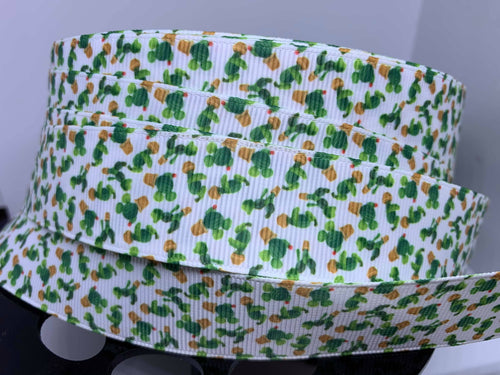 DCS Exclusive 1 inch Character Cactus Grosgrain Ribbon