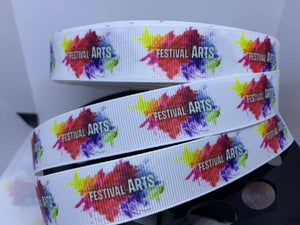 1 yard 7/8" EPCOT Festival of the Arts Grosgrain Ribbon