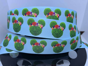 1 yard 7/8" EPCOT Flower and Garden Festival Grosgrain Ribbon
