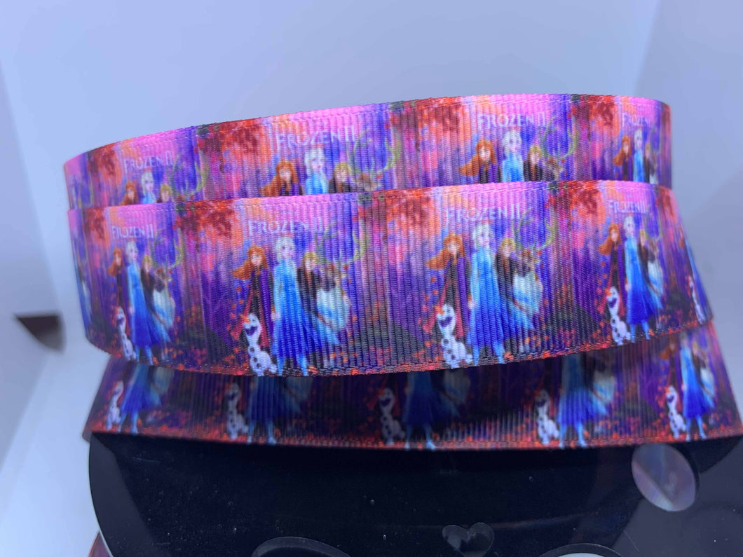 1 yard 1 inch Disney Frozen 2 Anna Elsa Kristoff, Olaf