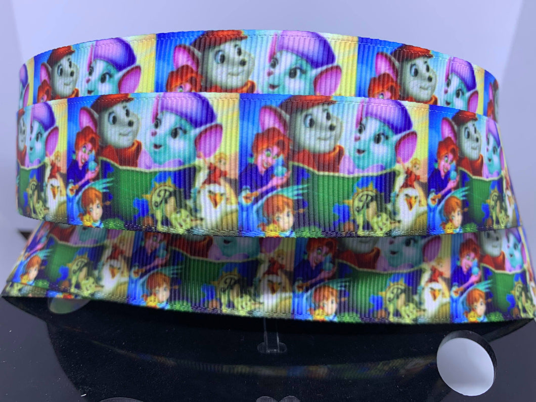 1 yard 1 inch Disney Classic The Rescuers Grosgrain Bow Making Ribbon