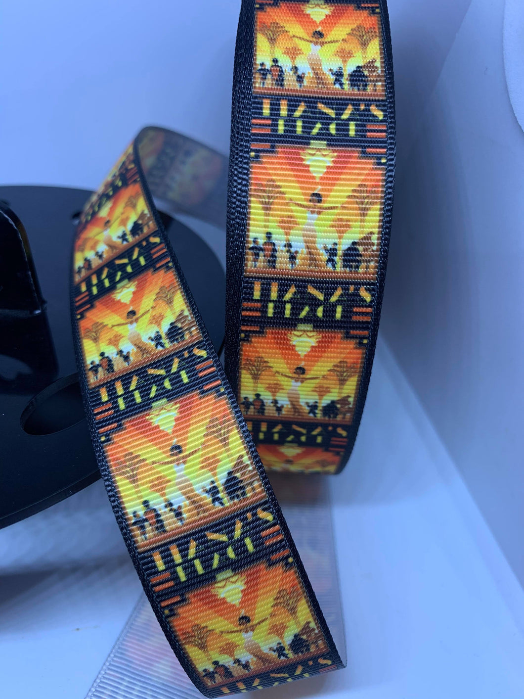 1 yard 1 inch Princess and the Frog Tiana's Place Grosgrain Ribbon Lanyard Print