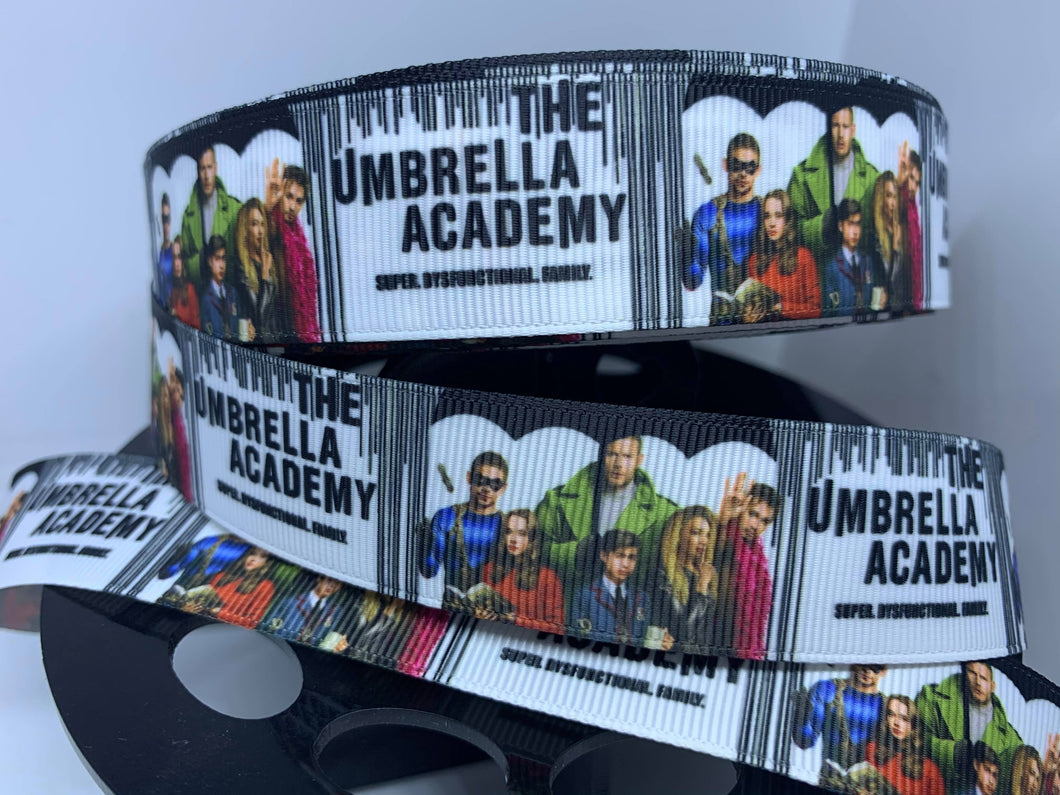 1 yard 1 inch TV Show The Umbrella Academy Grosgrain Ribbon