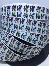 1 yard 1 inch Disney Mickey Minnie LOVE Grosgrain Ribbon