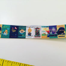 1 yard 7/8" Disney Parks Attraction Posters Grosgrain Ribbon Design 1