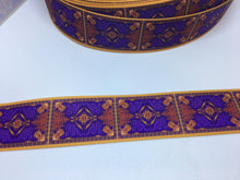 1 yard 1 inch Disney Aladdin Carpet Print Grosgrain Ribbon