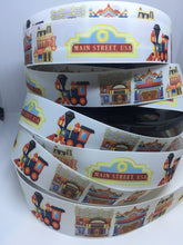 EXCLUSIVE DESIGN 1 yard 1 inch Main Street Disneyland  Grosgrain Ribbon
