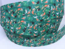 1 yard 1 inch Pretty and Simple Mermaid print with Narwhal Bow Making Ribbon