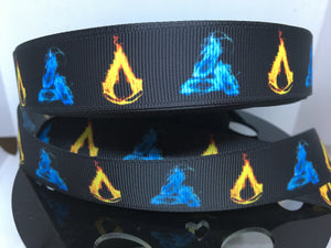 1 yard 7/8" Video Game Assassin's Creed Syndicate Movie Grosgrain Ribbon