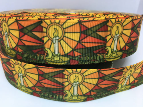 1 yard 1 inch Disneyland Walt Disney World Candlelight Processional Grosgrain Ribbon