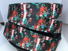 1 yard 1 inch wars with Star Kylo Ren First Order Grosgrain Ribbon