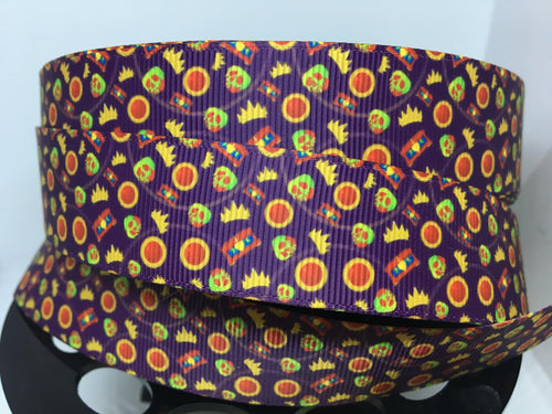 1 yard 1 inch Poison Apple Snow White Evil Queen Witch Grosgrain Ribbon