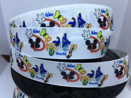 1 Yard 1 inch Walt Disney World Grosgrain Ribbon
