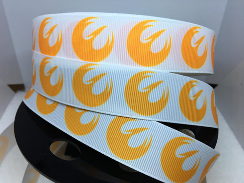 1 yard 1 inch Wars with Stars Rebels Phoenix Squadron Grosgrain Ribbon