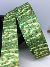 1 yard 1 inch Itty Bitty Jungle Cruise  Grosgrain Lanyard Print Ribbon - Bow Making -Hippos Attraction Adventureland