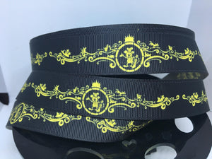 1 yard 7/8" Cruise Line Bow Art WONDER Grosgrain Ribbon