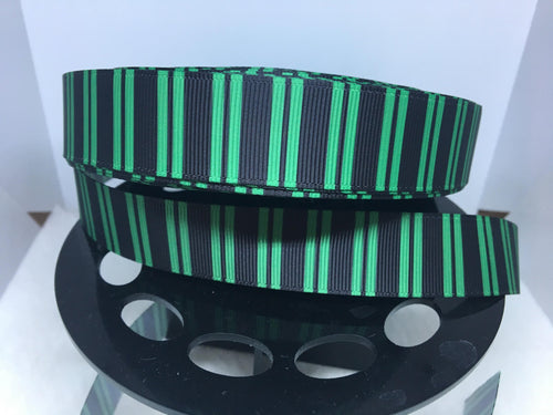 1 yard 1 inch  Haunted Mansion Maid Stripe Print Grosgrain Ribbon