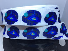 1 yard 1 inch Ride Space Mountain Roller Coaster Grosgrain Ribbon - Bow Making Ribbon Tomorrow land